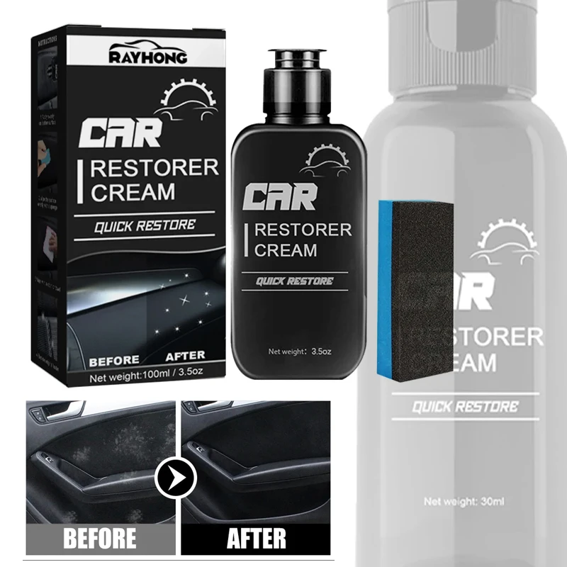 

Средство для ремонта автомобильной пластиковой кожи 30/100 мл, крем для восстановления автомобилей, моющийся, освежающий, старение, уход за поверхностями, чистящий, восстановленный агент