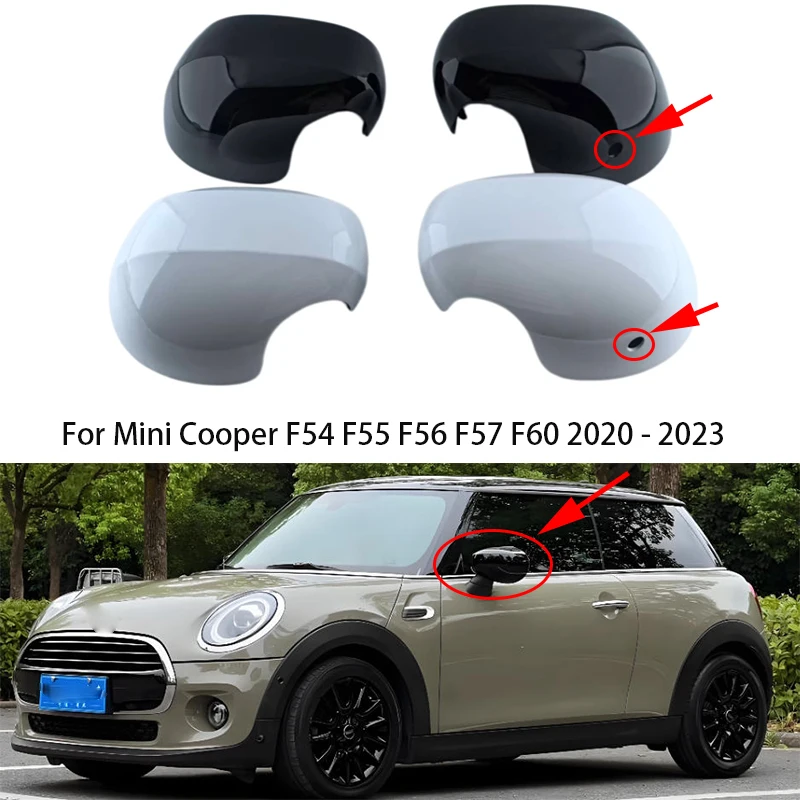 

Auto Replacement Left Right Rear Mirror Cover Shell Cap Housing For Mini Cooper F54 F55 F56 F57 F60 2020 2021 2022 2023