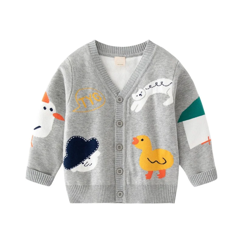 3-7T New Arrival Open Sweaters Christmas Boys Girls Sweaters Trees Winter Autumn Streetwear Fashion  Boys Sweaters