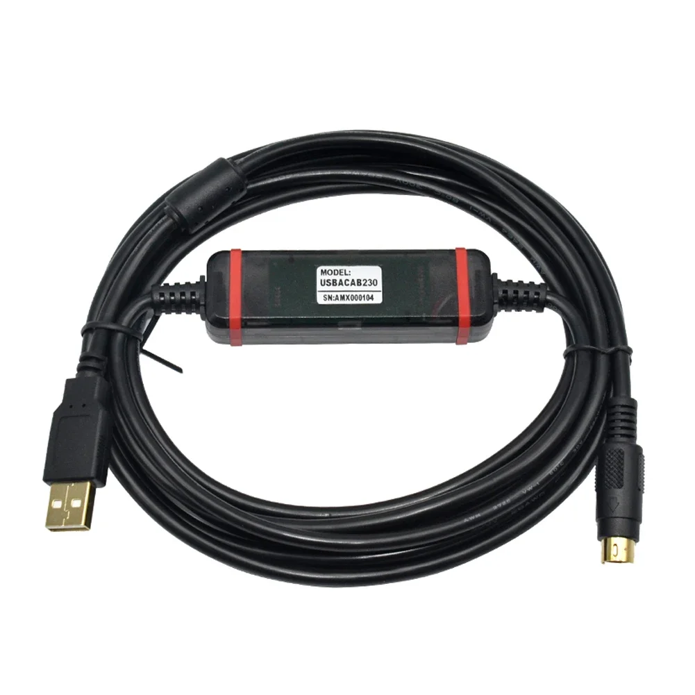 USBACAB230 for Delta DVP ES EX EH EC SE SV SS PLC Programming Cable USB-DVP USB TO RS232 Adapter For Xinje XC/XD/XE Date Line