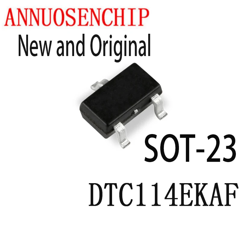 20PCS Nuovo E Originale SOT23 DTC114EKA DTC114EK DTC114E DTC114 SOT-23 DTC114EKAF T146 DTC114EKAF