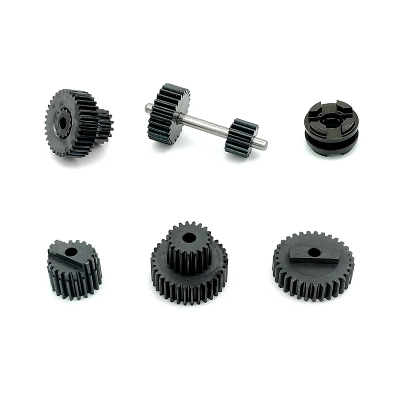 1 Set High Quality Metal Gears With 370 Motor For Speed Change Gear Box For WPL B1 B24 B16 B36 C24 1/16 4WD 6WD RC Car Parts