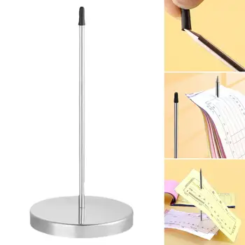 Makbuz tutucu fatura başak sopa bilet çatal standı sağlam kontrol mili yuvarlak tabanı ile restoran ofis masaüstü mutfak için
