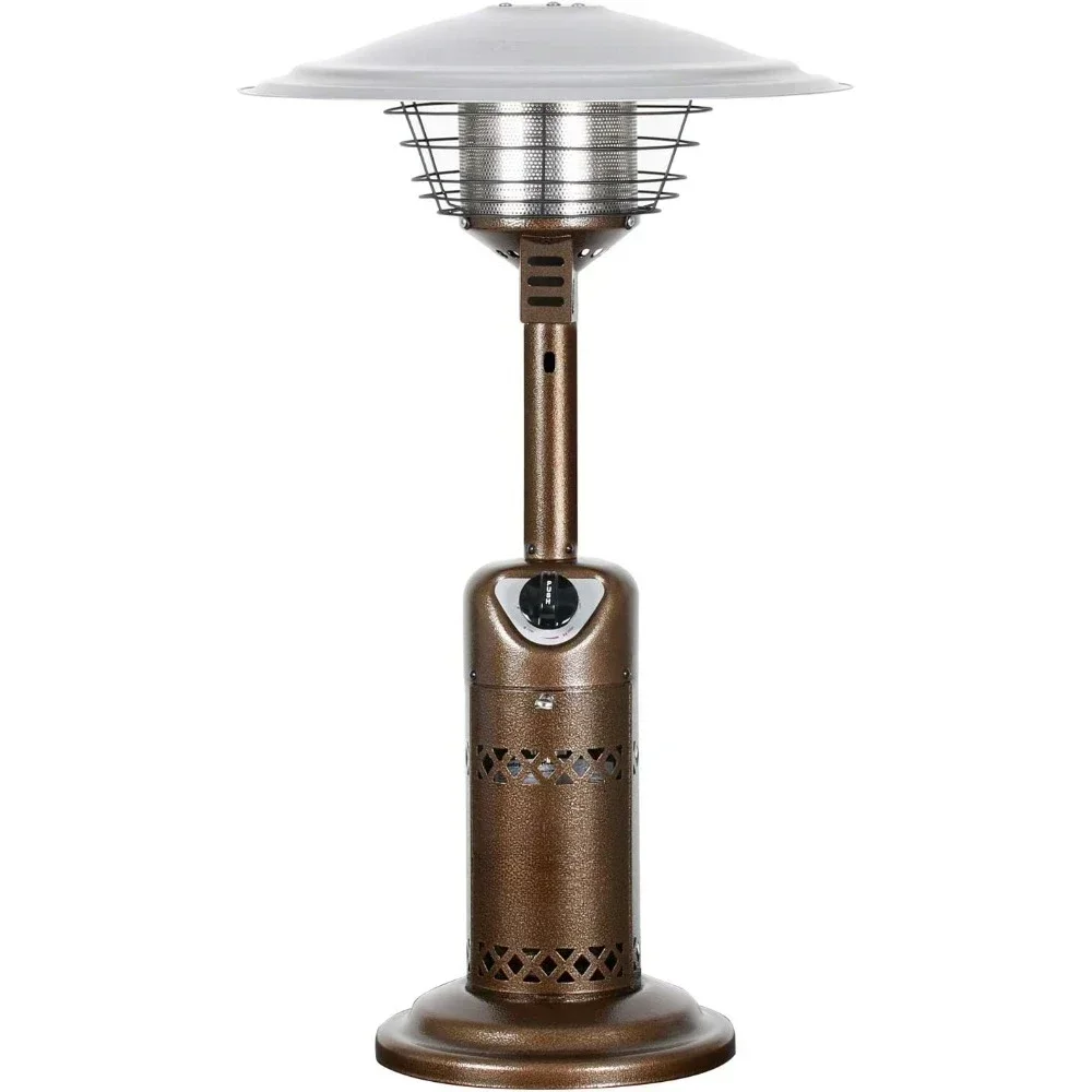 

Patio Heater, Outdoor Propane Table Top Heater, Bronze, Portable Patio Heater