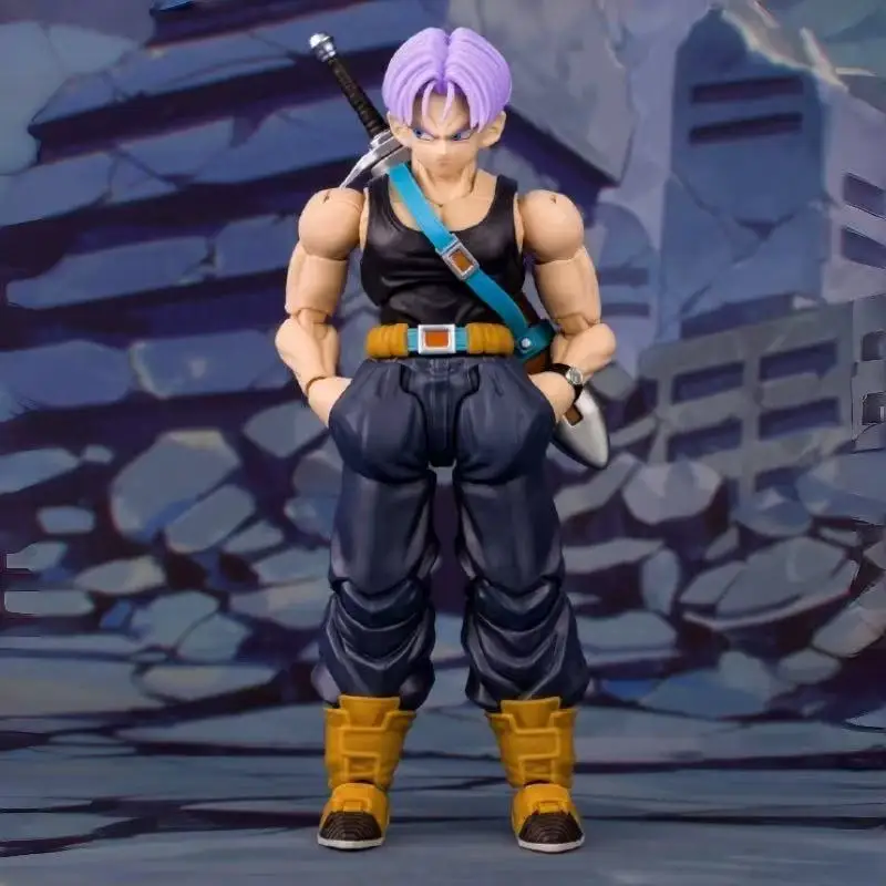 Demoniacal Fit Trunks Dragon Ball Trunks Actionfigur SHF The Coming One Free The Future Anime-Figur Sammlerstück Spielzeug Geschenke