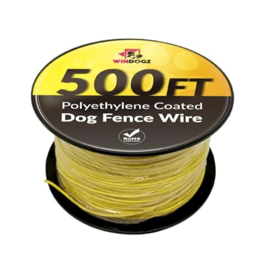 

Dog Fence Wire for Electric Dog Fence System, , Covers ¼ Acre Area, Easy to Install, Compatible with reputable Underground Fenc