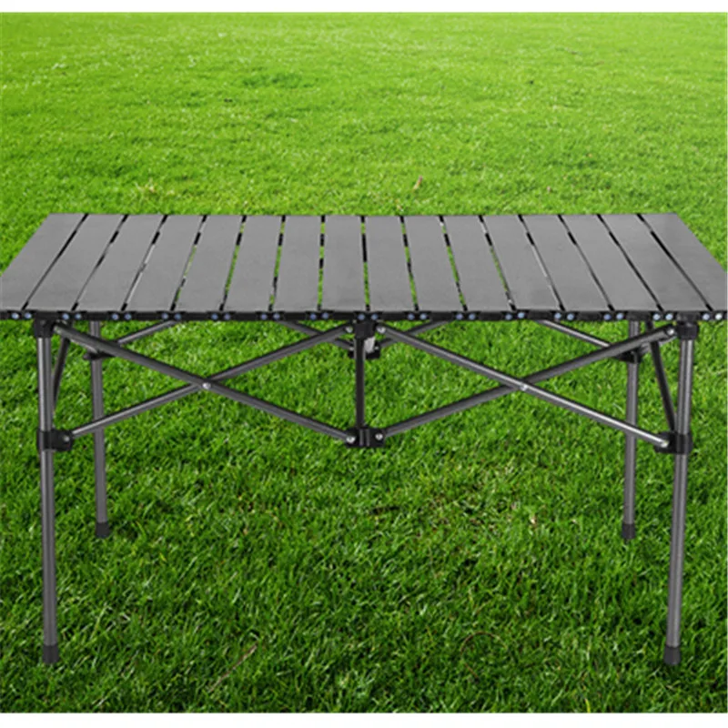 Folding Camping Table Outdoor Portable Aluminum Alloy Barbecue Table Camping BBQ Picnic Table Outdoor Family Gathering 캠핑테이블