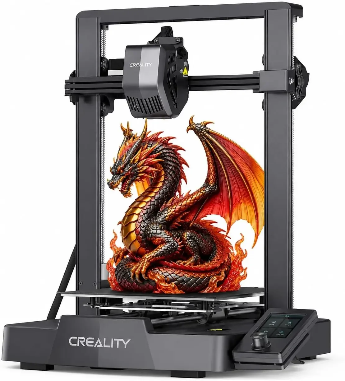 Ender 3 V3 SE 3D Printer with Sprite Extruder | Touch auto leveling, auto filament loading, upgraded visual UI, dual Z-axis