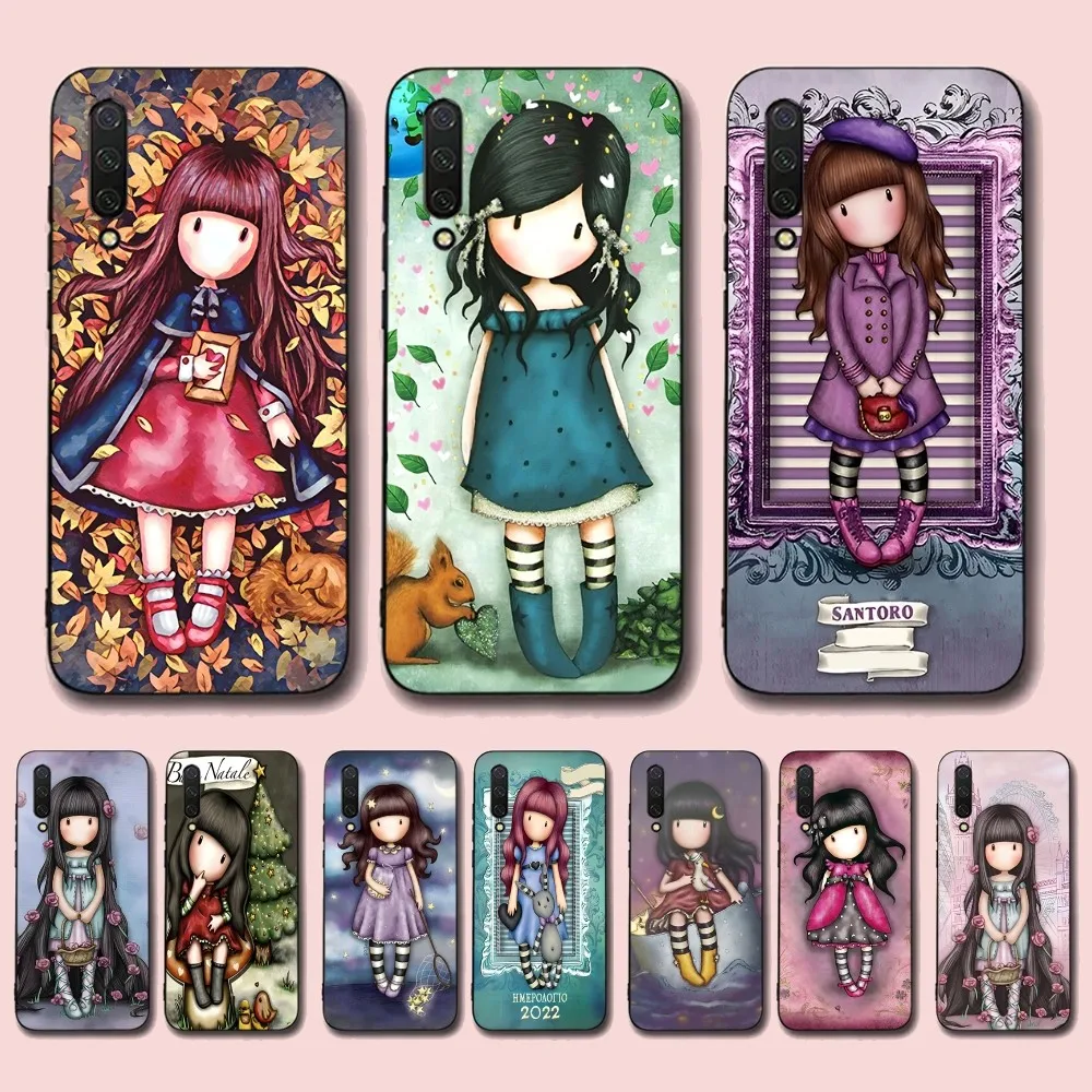 Japan Santoro G-Gorjuss Phone Case For Xiaomi Mi 5X 8 9 10 11 12 lite pro 10T PocoX3pro PocoM3 Note 10 pro lite