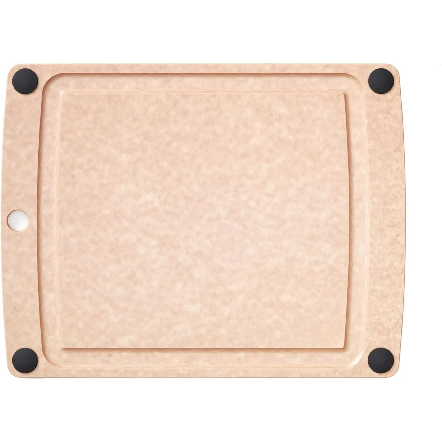 

Универсальная разделочная доска с нескользящими ножками и пазом для сока, 14,5 x 11,25 дюйма, натуральная