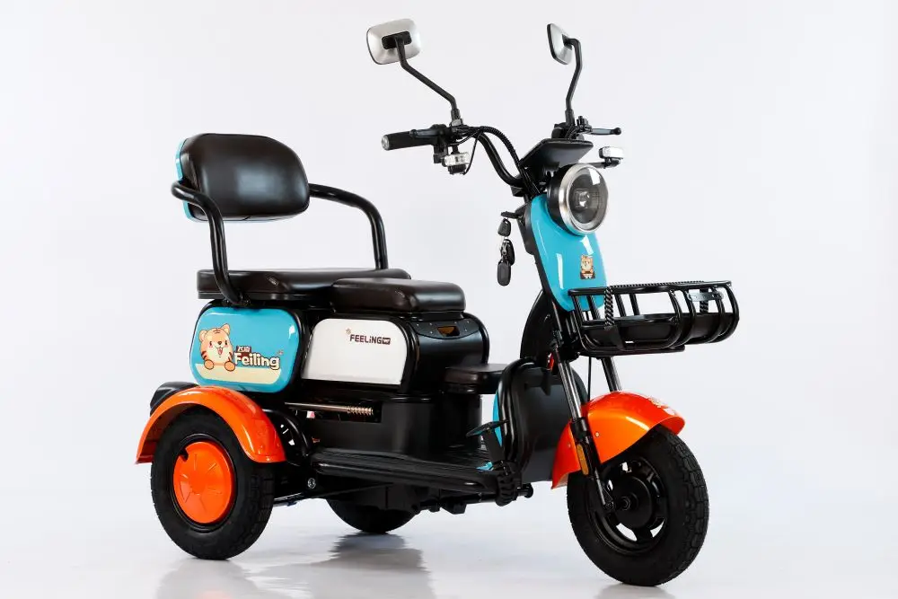 Atacado personalizado de 3 rodas dobrável triciclo elétrico de passageiros scooter de três rodas para adultos