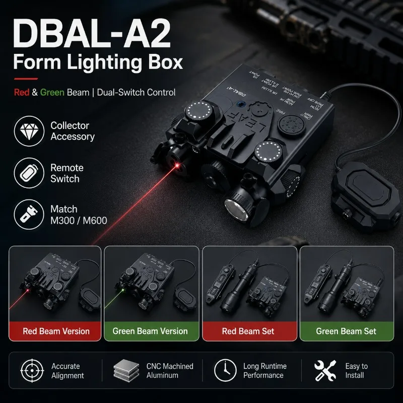 Hobby Project Light Kit Red & Green Laser Combined LED Lamp Mod Spare Accessory