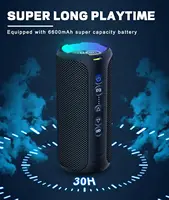Ortizan-Enceinte Bluetooth 5.3 portable, haut-parleur sans fil, basses améliorées, étanche IP7, 30 heures d'autonomie, idéal pour la douche ou l'extérieur, 40W 5