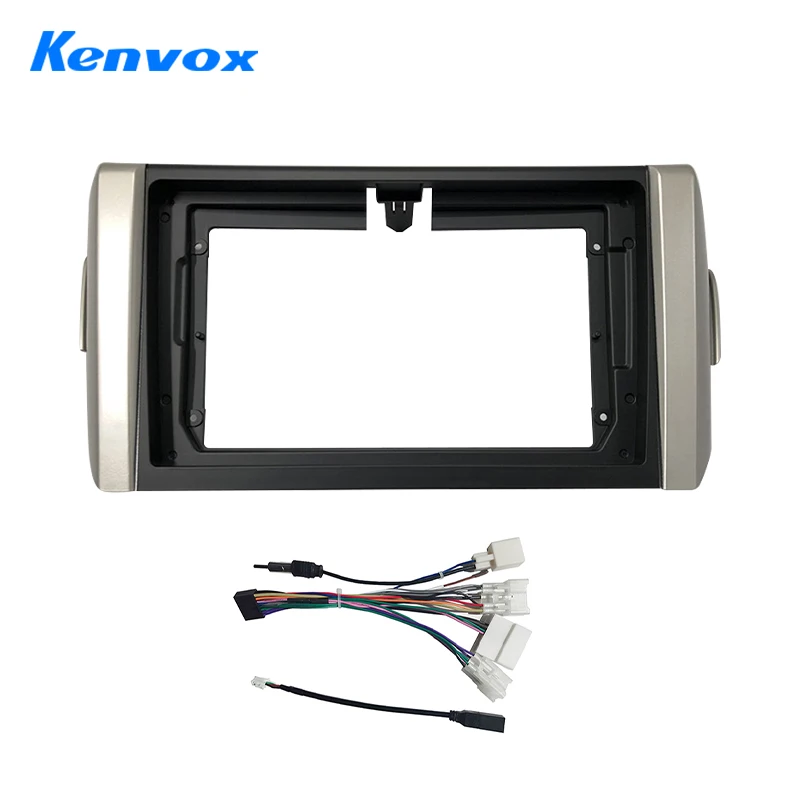 2Din Car Radio Frame Panel For Toyota Innova LHD 2015-2018 Android GPS Navigation Multimedia Player 9 Inch  Fascia Mounting Kit