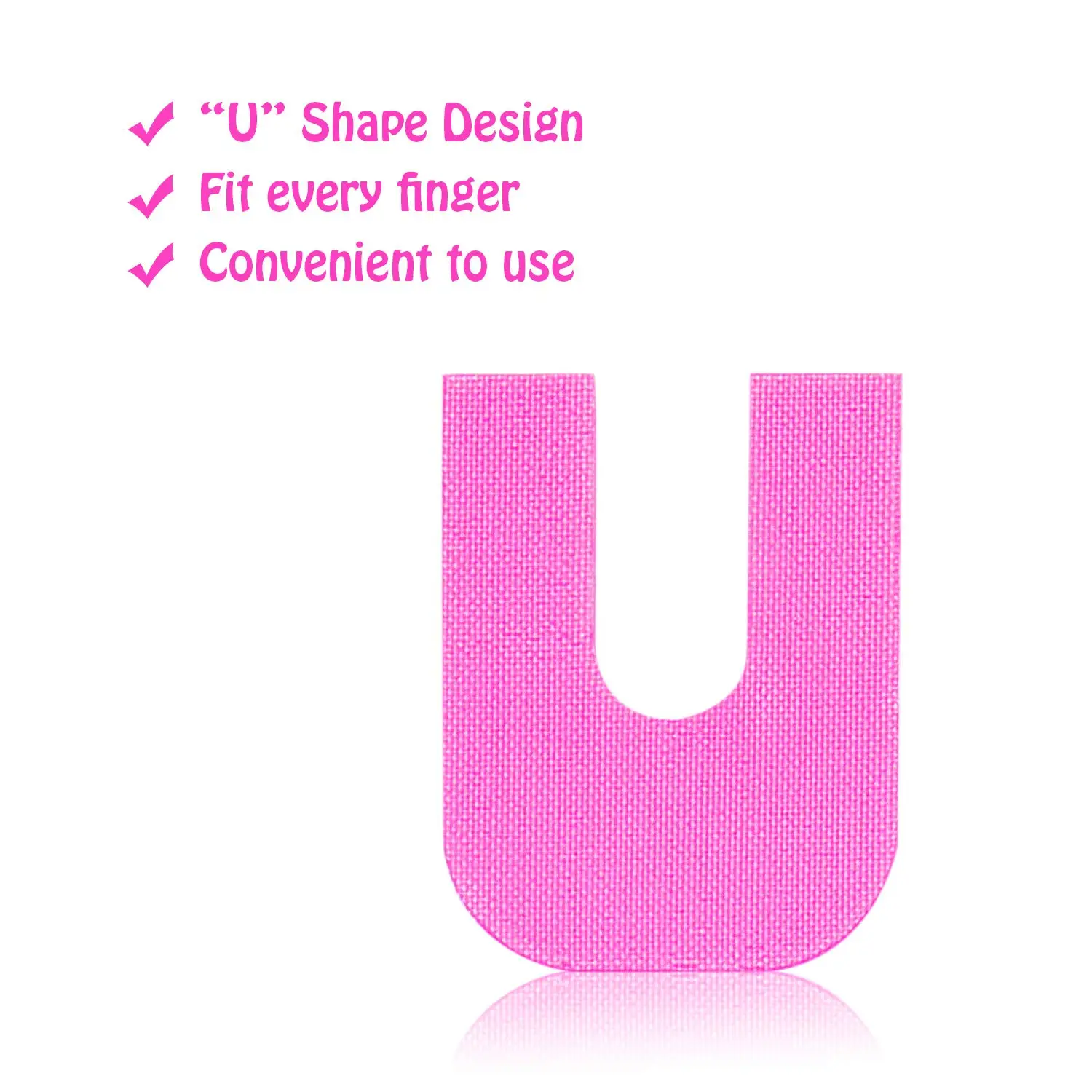 50pcs U-Shaped Nail Protector Stickers Disposable Nail Polish Anti-Overflow Stickers Nail Protectors for Gel Polish Fingers