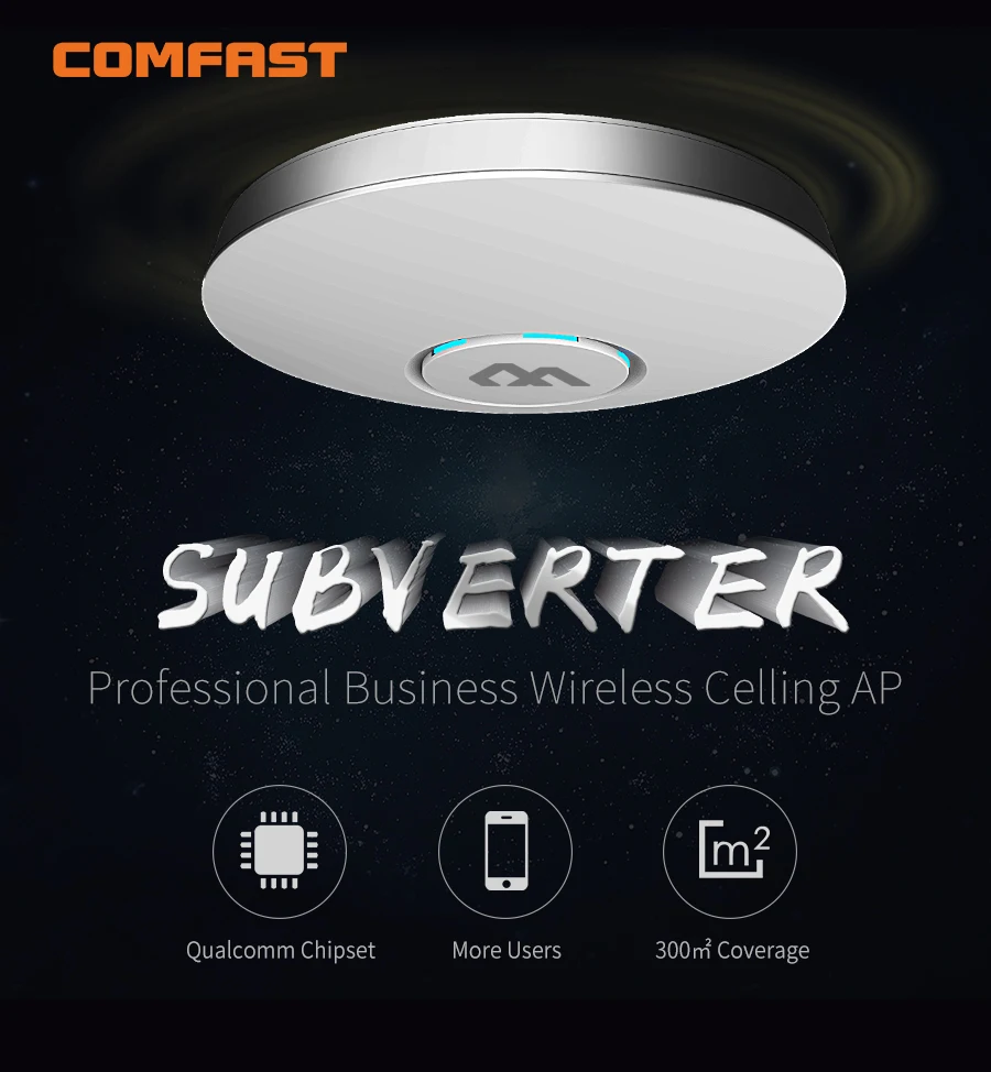 Wireless WiFi Access Point Router, 300Mbps, AP Abridor de Cobertura Ampla, RJ45 WAN LAN Port, Wi-Fi Repeater Extender, Hotel Casa