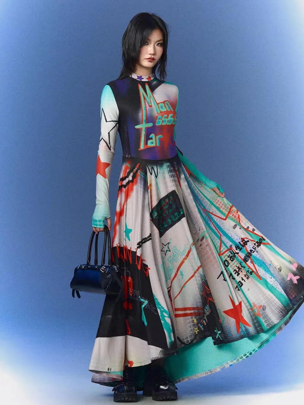 Monsssstar Print Dr…