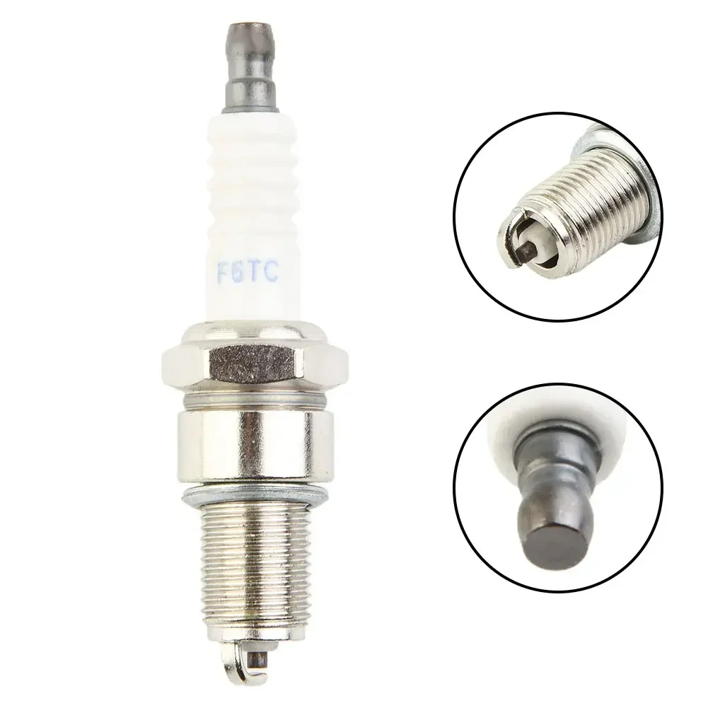 New Spark Plugs For Torch F6RTC (BPR6ES) Spark Plug-Highly Match The Original Equipments Garden Lawn Mower Parts & Accessories