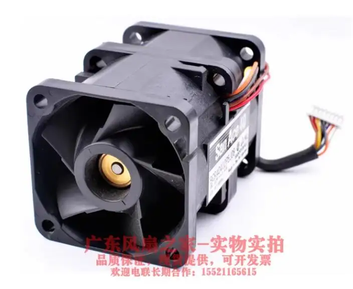 Sanyo 9CRA0412P5J08 Server Cooling Fan DC 12V 1.4A 40x40x56mm