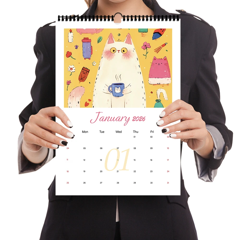 2025 Calendar, Inspirational Scripture Journey Wall Calendar, 12 Month Monthly Planner, Monthly Calendar, Jesus Calendar