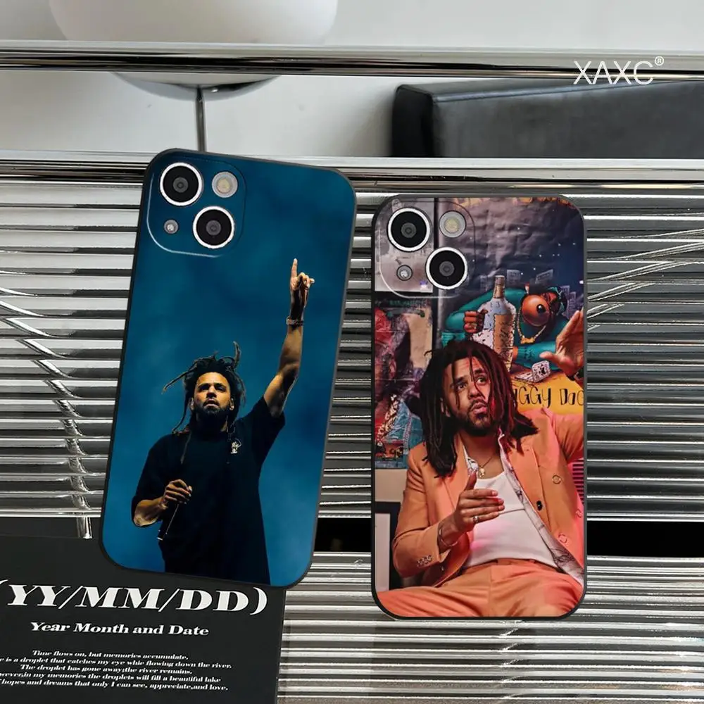 J Cole 2014 Forest Hills Drive Phone Case For iPhone 15,14,13,12,11 Plus,Pro,Max,XR,XS,X,7,8 Plus,SE,Mini Silicone Soft