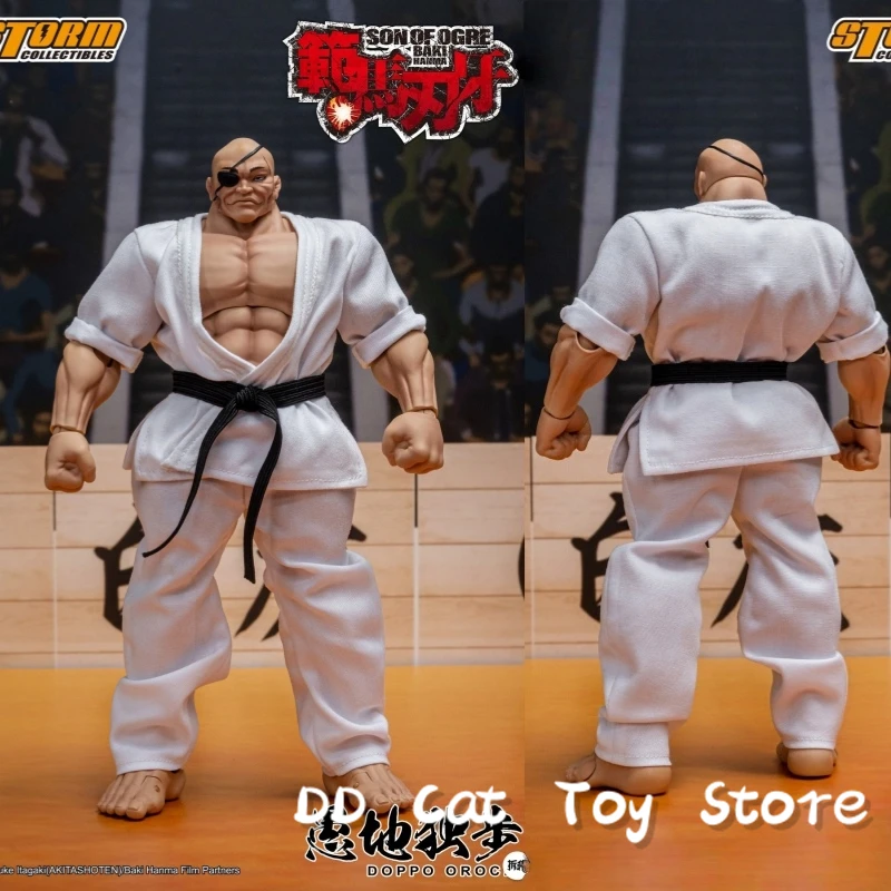 En Stock, juguetes de tormenta auténticos 1/12 Son Of Ogre Baki Hanma Doppo Orochi 1/12th Anime colección de figuras de acción modelo Juguetes
