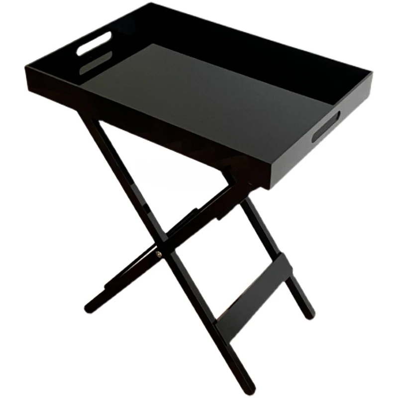 Fashionable Blogger Folding Table Bauhaus Style Acrylic Side Table Bedside Sofa Storage Table