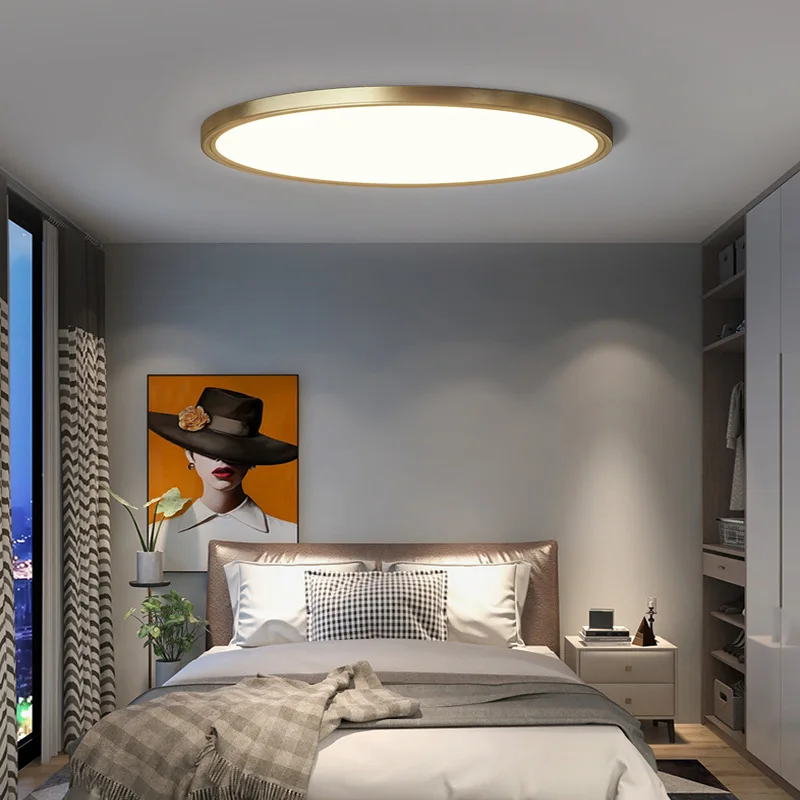 

New ultra-thin all-copper ceiling light led ultra-bright anti-mosquito
