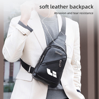 Leather Car Shoulder Bag Crossbody Chest BackpackFor Leading Ideal Lixiang Li L7 L8 L9 ONE 2022 2023