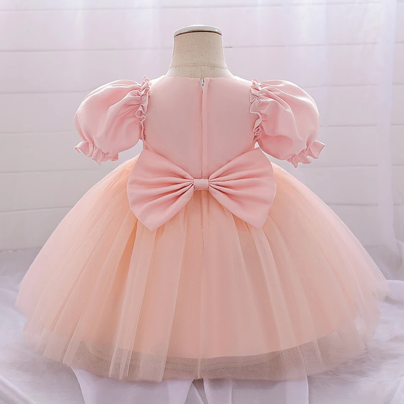 Cute Toddler First 1st Birthday Dress For Baby Girl Clothes Baptism Lace  Princess Dress Girls Dresses Party Gown Ceremony 0-2Y