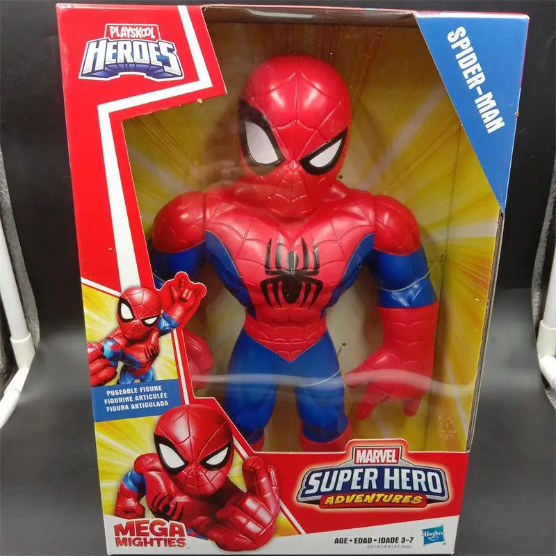 Heroic Playskool Superhero Adventure Spider-Man PVC Action Figurine Desk Collectible Anime Model Toys Figures Gift No Color Box