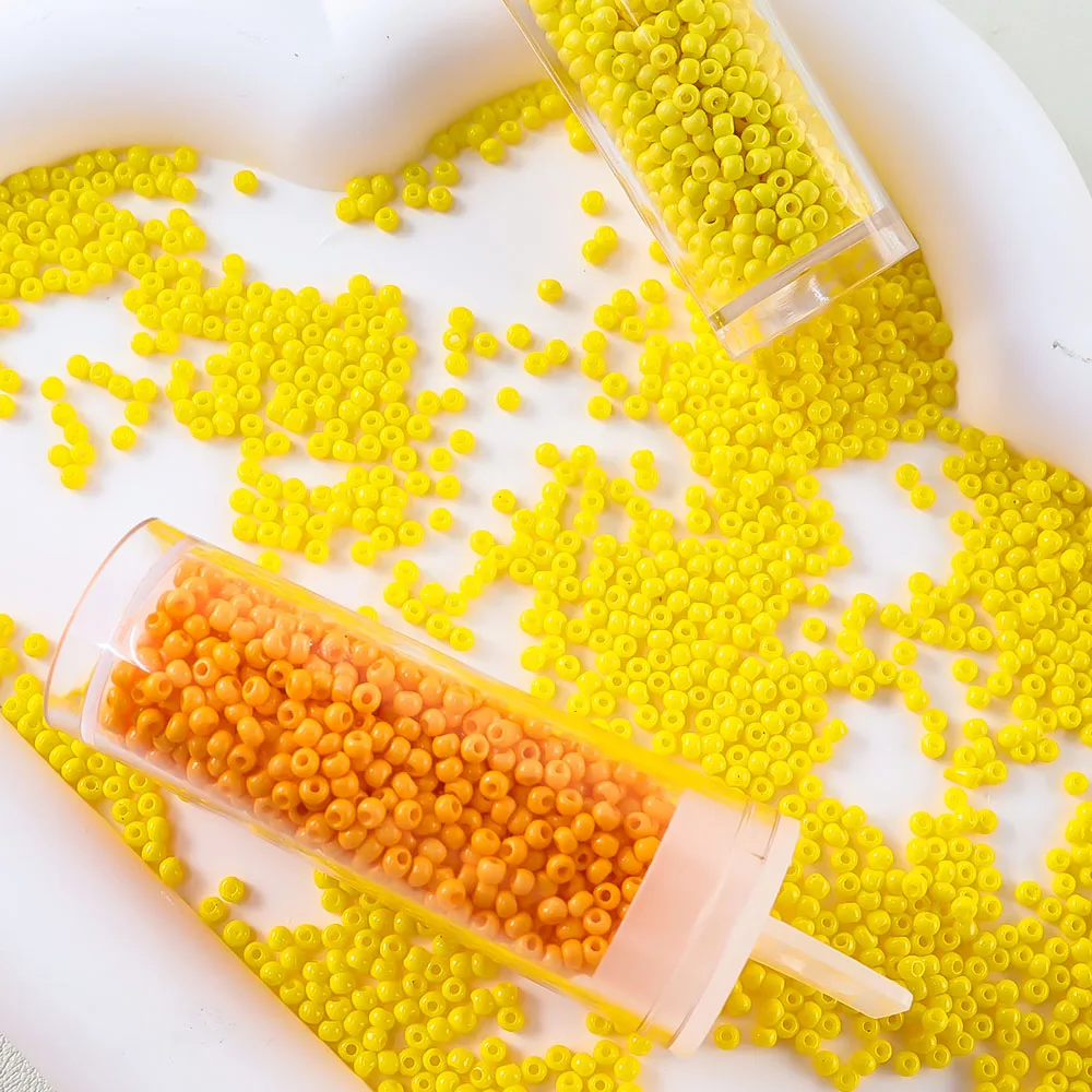 Domestic CJ 11/0 Top Seed Beads Solid Color Baking Paint Series 10g/Tube, Jewelry Accessories Suitable for All Kinds of DIY Hand