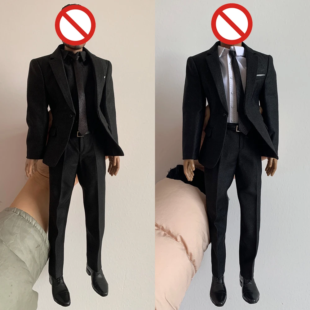 Centro de brinquedo 1/6 escala masculino terno de negócios cavalheiro estilo ocidental conjunto de roupas caber 12 ''soldado forte figura de ação corpo bonecas