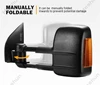 Par de espejos eléctricos extensibles para Nissan PATHFINDER, 2004-2013, NAVARA D40/2004, 2015 4