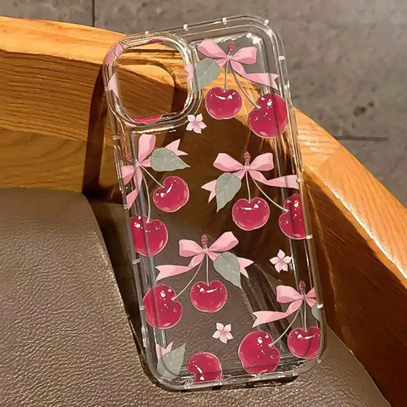 Red Cherry Phone Ca… - image