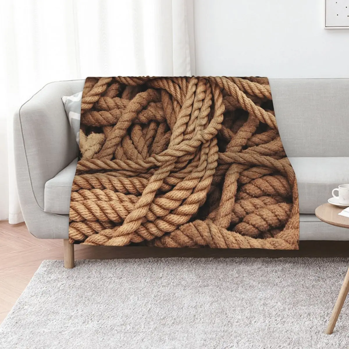

rope Throw Blanket Hairy blankets ands Beach Luxury Blankets