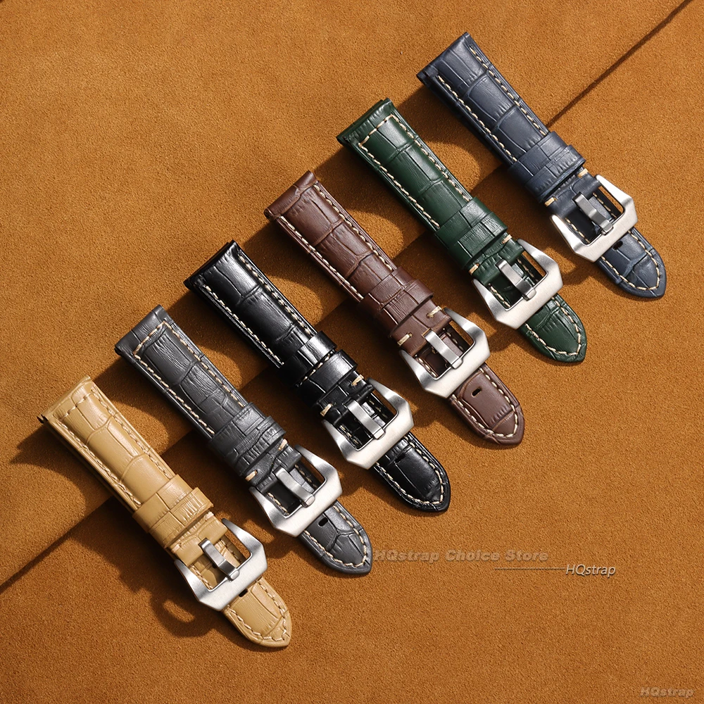 20mm 22mm 24mm 26mm 本革腕時計ストラップ メンズ レディース ウォッチバンド ブラック ブラウン ブルー レザーウォッチバンド 高品質ベルト