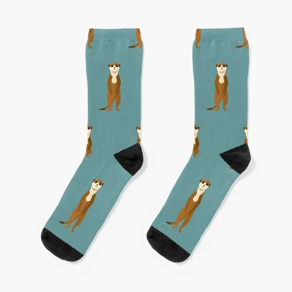 

Meerkats all around Socks sports stockings kids anti slip football Heating sock Socks Women Men's