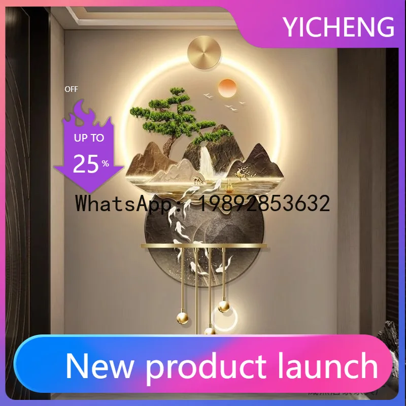 

Hys cream style panda entrance decorative painting entrance corridor aisle wall lamp