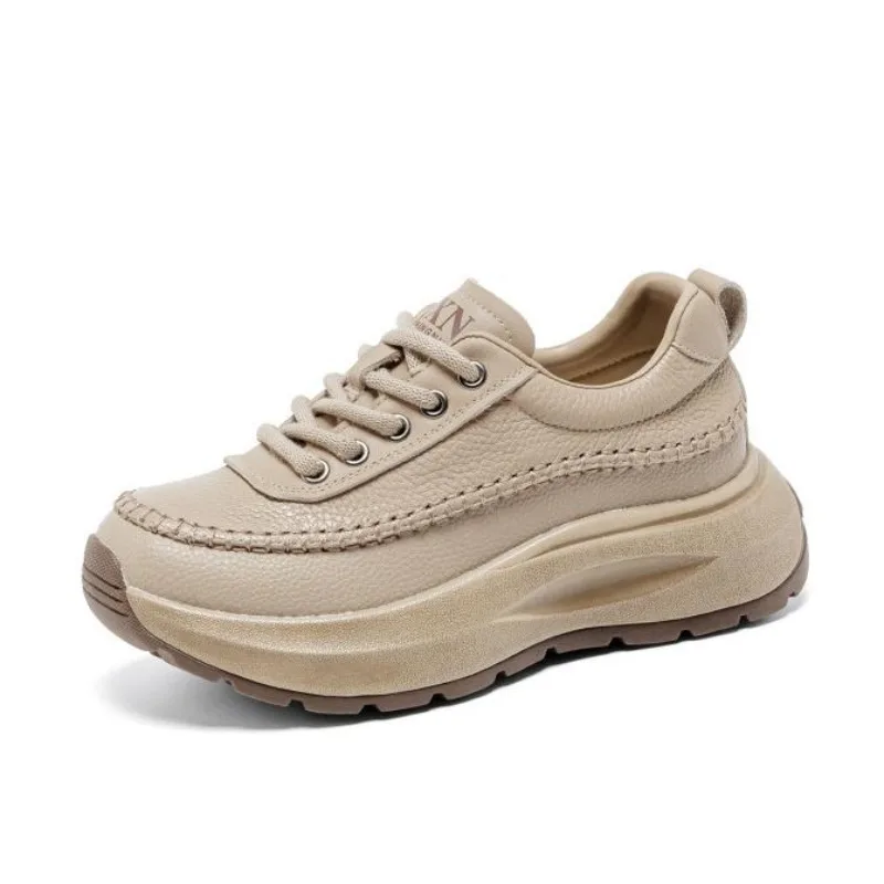 

Women's Spring Autumn New Minimalist And Versatile Lightweight Soft Sole Casual Flat White Shoes Comfortable Young Sports Shoes