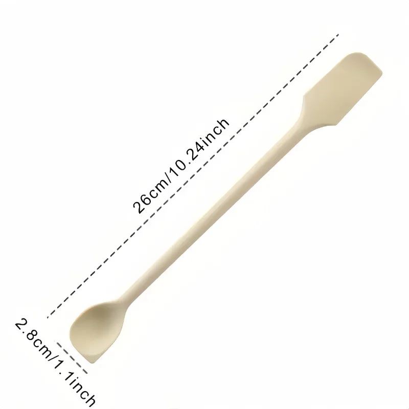 Multifunctional Silicone Scraper Mini Double Headed 2-in-1 Fruit Jam Cosmetic Bottle Spatula Spoon Kitchen Cooking Baking Tools
