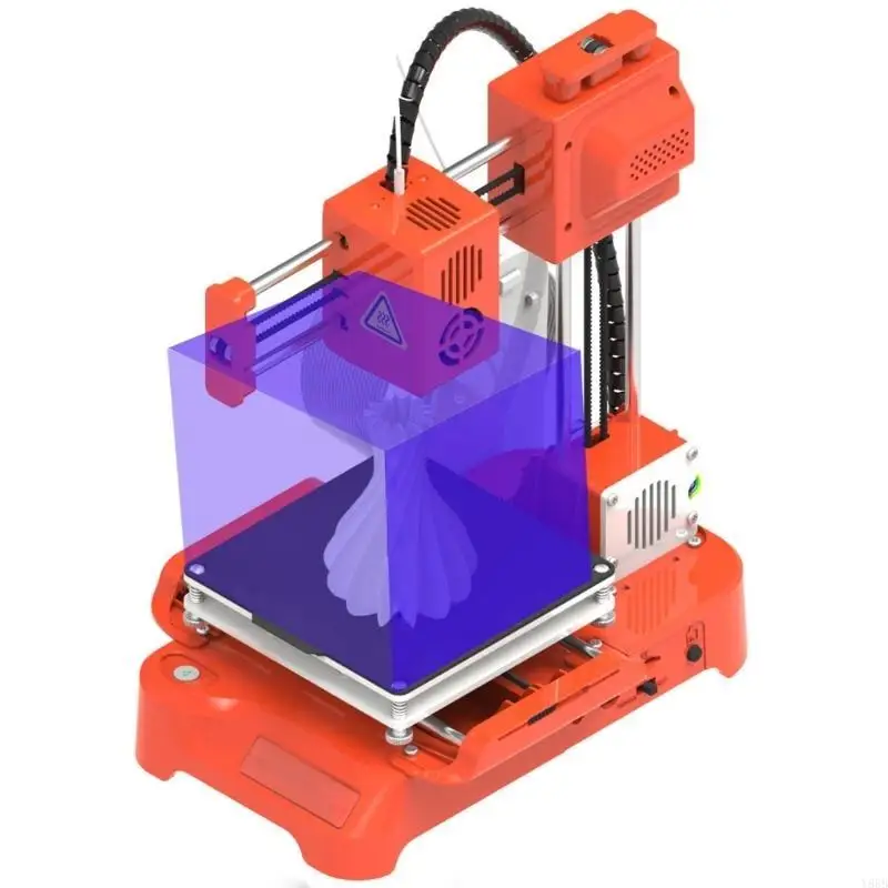 Impresora 3D portátil Y88B para principiantes FDM Impresión con conexión USB calefacción rápida y ranura para tarjeta