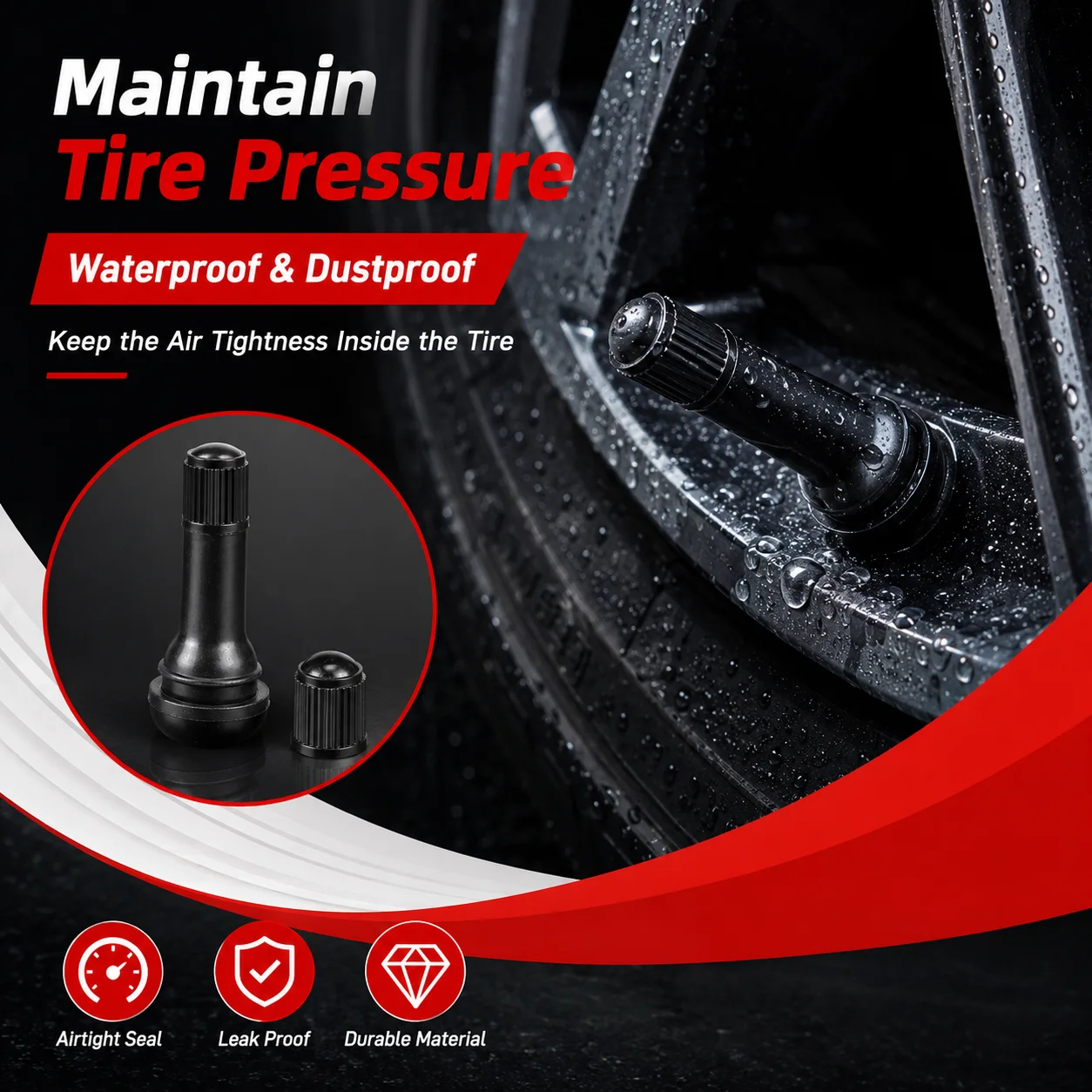 PINMOAP 4/10/50/100PCS Car Mot - Tubeless Valve Core ulasan dan harga