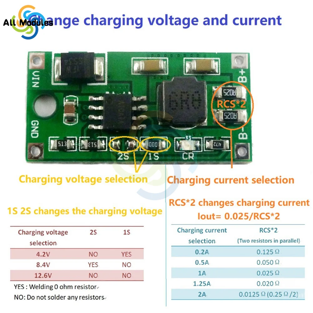 DC 5-23V 1S 2S 3S Multi-Cell Version 18650 Lithium Battery Chargering Board for Li ion Cell Solar Portable Device Charger Module