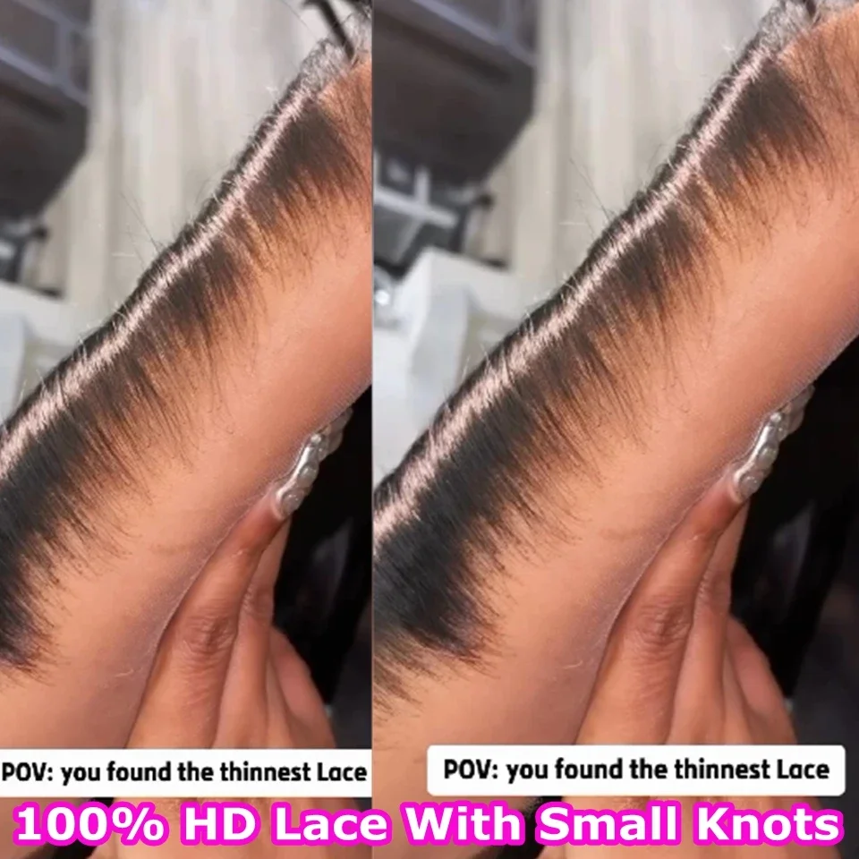 Real Swiss 2x6 HD Cierre de encaje cabello humano Invisible HD encaje parte libre 5x5 6x6 13x4 13x6 Real HD encaje Frontal solo 100% cabello Remy