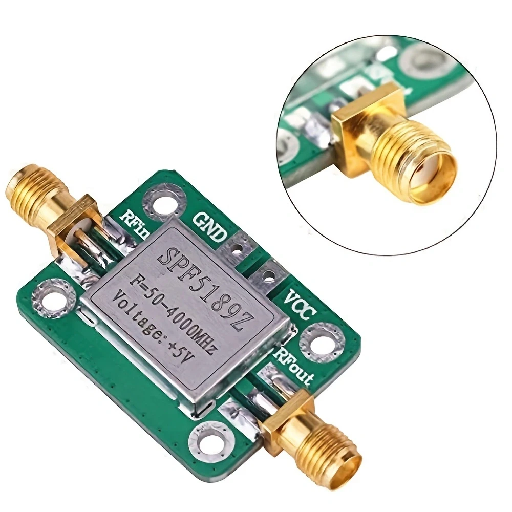 NEW-RF Amplifier, Low Noise LNA 50 to 4000MHz SPF5189Z / 5-6000MHz RF Amplifier for Amplifying FM HF VHF UHF Radio Signal