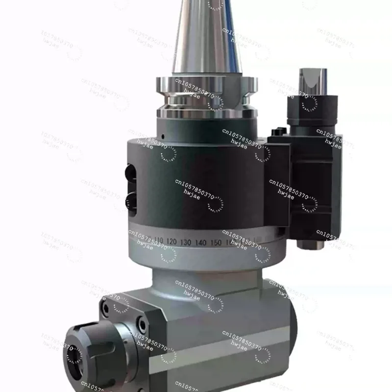 Industrial Milling Replacement Parts，Universal Angle Head Side Milling Head, BT30-ER20 CNC Machining Auxiliary Tool Head