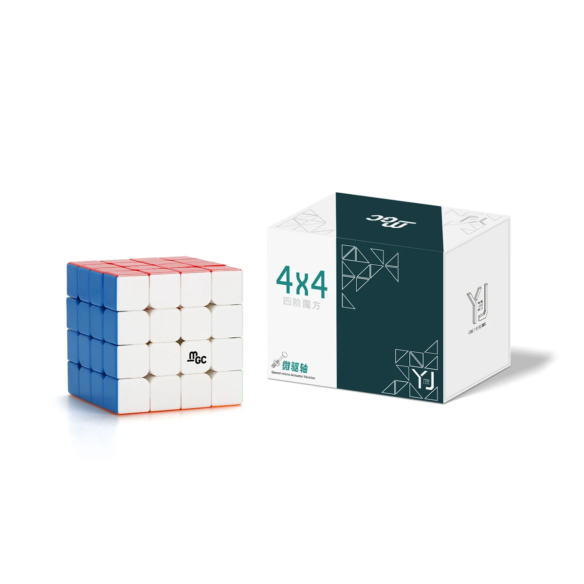 YongJun MGC 4x4x4 Speed-micro Actuator รุ่น Magic Cube Professional ของเล่นแม่เหล็ก Cubo Magico Educationa ของเล่น