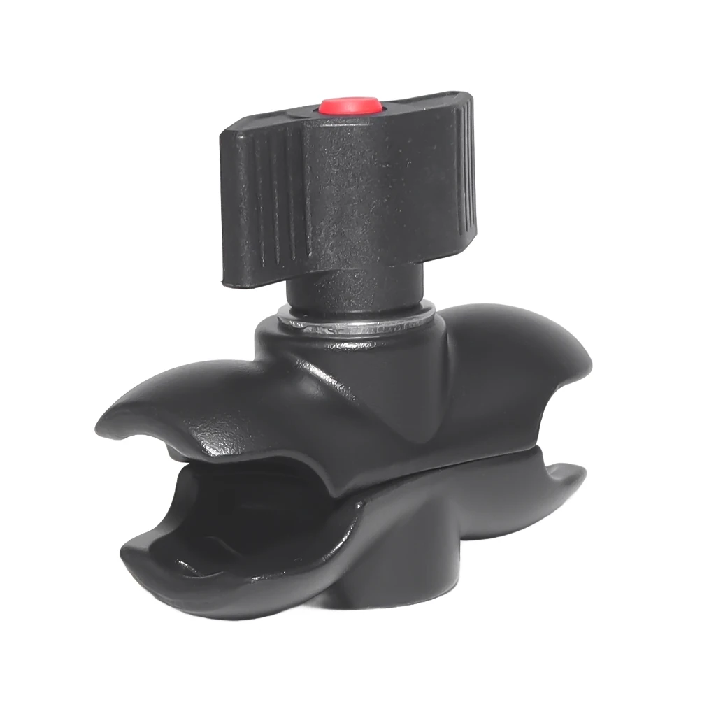 Braccio a doppia presa in lega di alluminio per morsetto di montaggio con supporto per testa a sfera da 25mm/1 pollice per braccio di prolunga per videocamera per bicicletta RAM