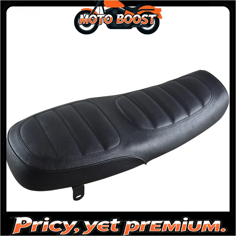 

【Premium quality】63cm High Quality Universal Vintage Motorcycle Seat Cushion Classic Motorbike Handwork For MASH125 MUTT125 250